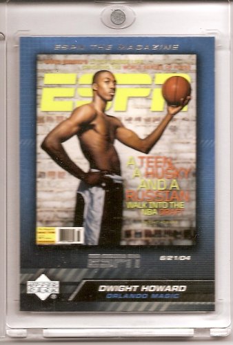 Cheap 2005 /06 Upper Deck ESPN Dwight Howard "ESPN The Magazine Cover" Basketball Card - Mint Condition- Shipped In Protective Screwdown Case !