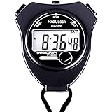 ProCoach Sports Stopwatch Timer RS-2009 - Extra Large Display | Ideal for Coaches, Runners and Athletes