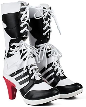 Batman-DC-Comics-Suicide-Squad-Harley-Quinn-Cosplay-Boots-Costume (US5=EUR36=23CM)
