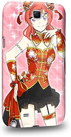 Case88 Premium Designs LoveLive! ?'s Maki Nishikino 1438 Protective Snap-on Hard Back Case Cover for Samsung Galaxy Note 2