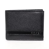 (コーチ)COACH (コーチ)COACH レザー メンズ 二つ折り財布 キャムデン ペブルド パスケース ブラック F74280 BLK 並行輸入品 並行輸入品 コーチ パスケース