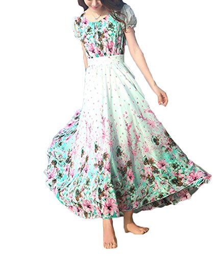 (ディーコッテ)D'Kotte レディース 春 ワンピース ワンピ ロング丈 マキシ フリル 可愛い イエロー リゾート ビーチ ドレス neaa172