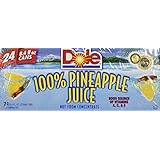 Dole 100% Pineapple Juice 8.4oz 24 Count