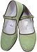 Moss Flax Mary Jane Chinese Shoes