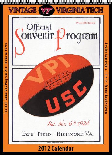 Virginia Tech Hokies 2012 Football Calendar