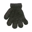 Gold Medal Girls Black Chenille Stretch Gloves 4-12