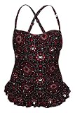 Torrid Plus Size Retro Chic By Torrid - Black Bandana One-Piece Swimsuit