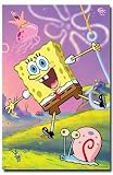 SpongeBob SquarePants (Swinging on Hook) TV Poster Print - 24 X 36