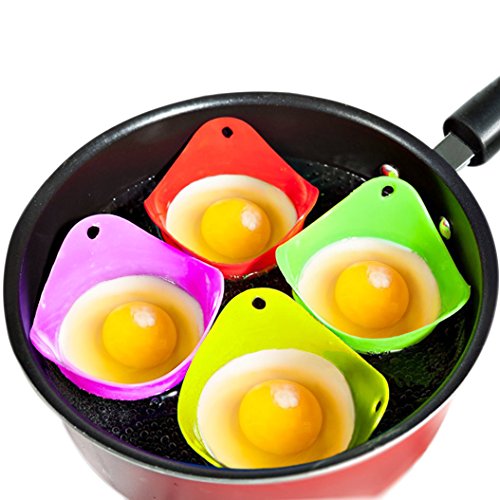 Super Cute Egg Poacher Cups with Full Instruction Manual, Attractive