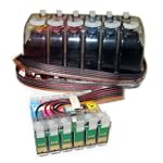 Continuous Ink System (CIS) for: Epson Artisan 700 All-in-One Printer & Artisan 800 All-in-One Printer (Related Cartridge # : T098120, T098220, T098320, T098420, T098520, T098620)