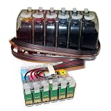 Bulk Continuous Ink System (CIS) for: Epson Artisan 50 Inkjet Printer (Related Cartridge # : T078120, T078220, T078320, T078420, T078520, T078620)