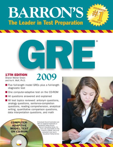 Barron's GRE: Graduate Record Examination under The Books Store