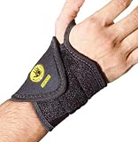 Body Glove 90101 Breathable Neoprene Adjustable Wrist Wrap with Thumb Loop, Black, Unisize
