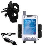 T-Mobile iPAQ h6315 Auto Vent Holder with Car Charger - Uses Gomadic TipExchange