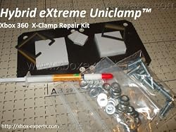 Xbox 360 Hybrid eXtreme Uniclamp(TM) X-Clamp Repair kit - Official xboxexperts.com version
