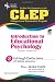 Books : CLEP Introduction to Educational Psychology (CLEP Test Preparation)
