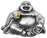 Solid Pewter Happy Buddha Belt Buckle Buddhist