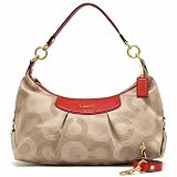 (コーチ)COACH バッグ アウトレット COACH F20031 BKHCY アシュレイドッテッドオプアート コンバーチブルショルダーバッグ カーキ/カーネリアン[並行輸入品]
