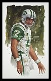 New York Jets - "Namath" - Large - Framed Giclee