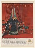 1964 GM Body by Fisher Fabrics Made Living Room Print Ad (50635)