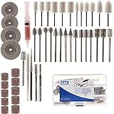 SPTA ロータリーツールアクセサリーセット付きボックス サンディング/グラインディングセット 為に 1/8"（3mm）シャンク Dremel (ドレメル）Proxxon ロータリーツール--サンディ