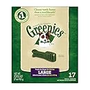 GREENIES Dental Chews Large Treats for Dogs - Treat TUB-PAK Package 27 oz. 17 Count