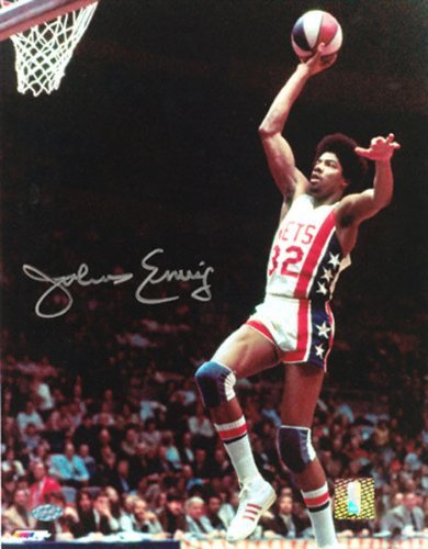 Julius Erving Autographed Photograph | Details: New Jersey Nets, 16x20