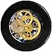 Body Candy Black Acrylic Steampunk Pocket Watch Gears Plug (1 Piece) 5/8