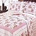 Shabby and vintage Provencal Roses 5pc K/Q Quilt/shams set Shabby and vintage Provencal Roses 5pc K/Q Quilt/shams set