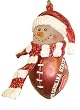 North Carolina State Wolfpack NCAA Touchdown Snowman Christmas Ornament #14625