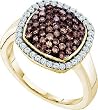 0.95CTW DIAMOND FASHION RING Size 7
