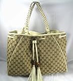 Gucci - Gucci Handbags (Beige/Brown/White) 170206 Large Peggy Tote