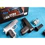 CYMA Airsoft Pocket Pistols w/ Case (Silver and Black)