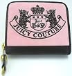 Juicy Couture Nardels French Zip Around Pink Terry Wallet