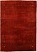 4'7 x 6'5 Red Persian Hand Knotted Wool Kashkuli Gabbeh Rug
