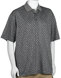 IZOD Men's Short Sleeve Double Mercerized Jacquard Golf Polo