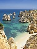 IMAGE OF Praia Do Camilo (Camilo Beach) and Coastline, Lagos, Western Algarve, Algarve, Portugal Photographic Poster Print by Marco Simoni, 12x16