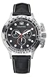 Nautica BFC II Black Leather Chronograph Mens Watch N22534G