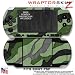 Sony PSP (original) Skin - Camouflage Green WraptorSkinz Kit by TuneTattoozTM