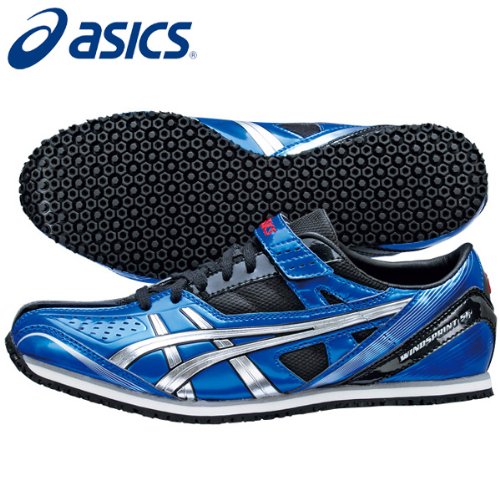 アシックス asics トレーニングシューズ WINDSPRINT SF ウインドスプリント TGL414 ブラック×メタルブルー(9043)