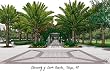 University of South Florida Lithograph 14x10 Unframed Lithograph