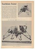 1967 Bell LLTV Lunar Landing Training Vehicle Photo Print Ad
