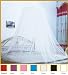 White Large Hoop Bed Canopy Mosquito Net Fit All Size Bed or Outdoor Events
