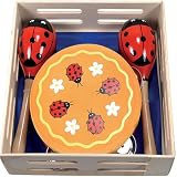  New Classic Toys 0400 Ladybug Percussion Set One (Wooden Box)