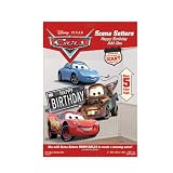 Cars Happy Birthday 65in Scene Setter Add-Ons 2ct