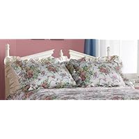 Ribbons And Roses Bed Pillow Shams By Collections Etc