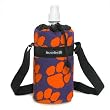 Clemson University Logo Tigers Water Bottle Holder Sport Bottles - GIFT IDEA for Fitness Golf Golfers Soccer Workout Gifts and Gift Ideas For Him Her Athletes Man Men, Women, Ladies Alumni Runners Joggers