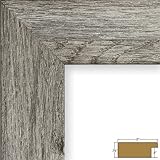 Craig Frames 74030 18 by 24-Inch Picture Frame, Smooth Wrap Finish, 2-Inch Wide, Gray Barnwood