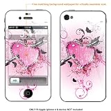 Protective Decal Skin Sticker for Apple Iphone 4 case cover iphone4-218