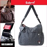 マザーズバッグ　Babymel　ベイビーメル　BIG　SLOUCHY（スラウチー）グレーツイード　bym0017-05